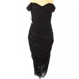 NWT Express Black Lace Dress